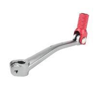 Kickstarter nero per Easy Pull Starter Parti del motociclo Leva del cambio pieghevole in lega di alluminio per moto ATV Dirt Pit Bikes Leva del cambio(Grey Red)