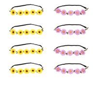 KICPUK 8 pezzi bohemiastyle girasoli - accessori per capelli, ideali per spose, ragazze e donne in occasioni speciali come matrimoni e feste