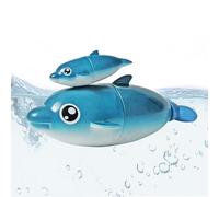 Kid Bath Toys, Automatic Floating Fish Toys with Light & Swimming Action, 140g Interactive Water Game for Toddler Girls Boys, Early Learning Educational Bathtub Toy to Baby Shower, Preschool
