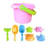 Kid Beach Toys, Sand Toy Castle Kit, Lightweight Sandbox Construction Set, Includes Molds, Bucket, Shovels, Strong Design for School, Kindergarten, Outdoor Beach Fun