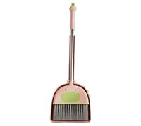 Kid Broom and Cleaning Set, Broom with Dustpan Combo Kids, Encourages Cleaning Skills, Play and Learn Educational Activities for Home and Kindergarten, 18.5 x 13 x 56 cm