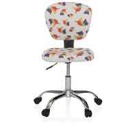 HJH Office sedia girevole per bambini regolabile in altezza KID BUBBLE Sedia da scrivania per bambini con motivo a unicorno, pop-it integrato sullo schienale