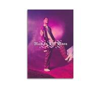 Kid Cudi MOTM3 - Stampa artistica da parete su tela con copertina dell'album musicale, stampa artistica da parete per ragazze e ragazzi, 30 x 45 cm, stampa artistica da parete con copertina di album