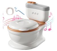 Kid-Friendly Potty Training Toilet, Non-Slip Toddler Potty Chair, Easy-Clean Toddler Potty Training Toilet, Fun Design Toddler Potty Integrated Design Toddler Toilet Seat for Kids Boys and Girls