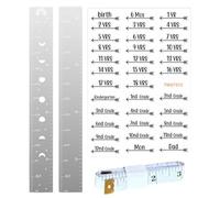 Kid Growth Chart, Boys Height Ruler, Flexible Growth Chart, Shatterproof | Height Chart, Height Measuring, Kids Growth Ruler, Measuring Ruler, Growth Chart For Boys, Girls Growth Chart