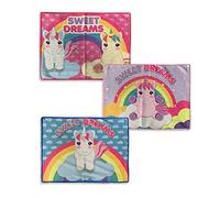 Kids Licensing Set Asciugamani Bagno 3 Pezzi Sweet Dreams Unicorno in Spugna per Viso 3237 Multicolore 40x30 cm