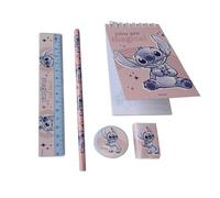 Kid Licensing Stitch Set regalo di cancelleria 5 pezzi 15x26, multicolore, Talla única