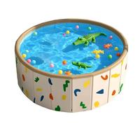 Kid Pools For Backyard - Non-Slip Non Inflatable Large Foldable Play