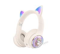 Kid RGB Gatto Orecchio Senza fili Cuffie 3D Bluetooth Pieghevole Gaming Earphone