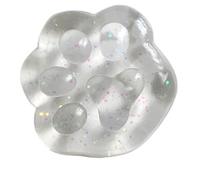 Kid Squeeze Toys, Adults Simulated Cat Paw Sequins Pinch Toy, Desktop Ornament Pinching Toys, Elastic Squeeze for Kids, Girls, Toddler, Adult, 1 Piece, 1.57x1.57 Inches