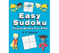 Kid Wizard Press Easy Sudoku Puzzle Books For Kids (Tascabile)