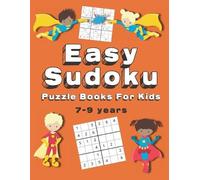 Kid Wizard Press Easy Sudoku Puzzle Books For Kids (Tascabile)