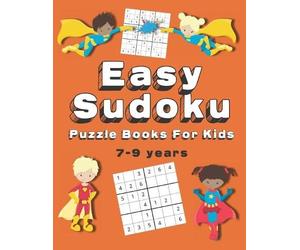 Kid Wizard Press Easy Sudoku Puzzle Books For Kids (Tascabile)