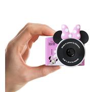 Kidamento, mini fotocamera digitale e videocamera Minnie Mouse per bambini, scheda di memoria da 32 GB, USB-C, cinturino regolabile fatto a mano al tesoro Momento Book - Modello A Minnie Mouse