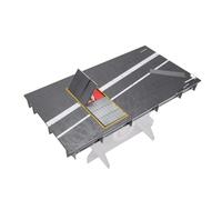 Kidaromo Modello di ponte portaerei classe Nimitz 1/72, modulo A2 con catapulta 3 e piastra deflettore esplosione, base in diorama in resina con supporto in acrilico, ponte di volo modulare per