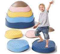 KidBloom Pietre Equilibrio Bambini, Balance Board con Sacchetto Impermeabile, Percorsi Psicomotricità Bambini Stapelstein