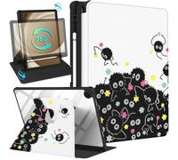 Kidcube Custodia per Samsung Galaxy Tab A9 Plus da 11 pollici per donne ragazze bambino carino Folio cover con portamatite cartone animato fresco supporto rotante Teen per Tab A9 Plus Tablet Case