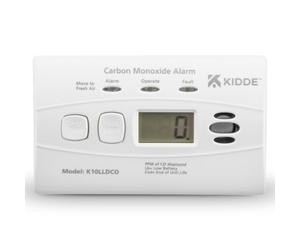 Kidde 10LLDCO - Rilevatore digitale per monossido di carbonio, durata dieci anni, con batteria al litio sigillata