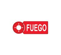 KIDDE KIDDE-295 AS36RIM-09 Cartello rosso per sirena antincendio Testo FUOCO