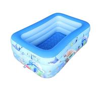 Kiddie Pool, 55x35x17 Inches Rectangle Portable Inflatable Pool