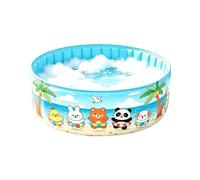 Kiddie Pool - Foldable No Inflation Splash Pad | Cute Cartoon Pet Bath