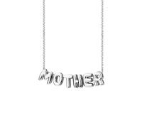 Kiddo Sky Collana Personalizzata con Nome a Forma di Lettera a Bolle 3D per Donne e Mamme Argento Collana con Lettera Mobile Lucida con Scatola Regalo, Regalo di Gioielli Affascinante