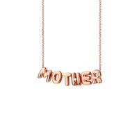 Kiddo Sky Collana Personalizzata con Nome a Forma di Lettera a Bolle 3D per Donne e Mamme Oro/Argento/Oro rosa Collana con Lettera Mobile Lucida con Scatola Regalo, Regalo di Gioielli Affascinante