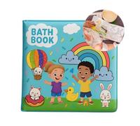 Kiddo World Montessori colorami libro bagno. Libro magico da colorare acqua per bambini da 6 a 24 mesi - Segui le linee! - Con motivi di animali. Riutilizzabile e sicuro al 100%.