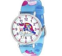 Kiddus Orologio Da Polso, Analogico per Bambini, Ragazzi. Time Teacher English Version. Con Esercizi per Imparare a Leggere l’Ora. Movimento al Quarzo Giapponese.