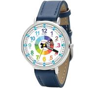 Kiddus Orologio Da Polso, Analogico per Bambini, Ragazzi. Time Teacher English Version. Con Esercizi per Imparare a Leggere l’Ora. Movimento al Quarzo Giapponese.
