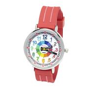 Kiddus Orologio Educativo per Bambini. Da Polso, Analogico. Con Esercizi per Imparare a Leggere l’Ora. Disegnato a Barcelona Svenska Röd