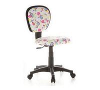 KIDDY TOP - Sedia girevole per bambini Motivo Flowers & Hearts