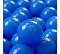 KiddyMoon 200 Palline/7Cm Palline Morbide Colorate Per Piscina Bambini Fatto In EU, Blu