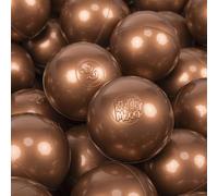 KiddyMoon 50 Palline/7Cm Palline Morbide Colorate Per Piscina Bambini Fatto In EU, Rame