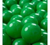 KiddyMoon 700 Palline/7Cm Palline Morbide Colorate Per Piscina Bambini Fatto In EU, Verde