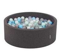 KiddyMoon 90 X 30 Cm / 200 Palline ∅ 7CM Piscina di Palline Colorate per Bambini Tondo