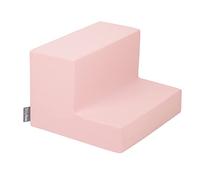 KiddyMoon Area di Gioco in Schiuma Percorso A Ostacoli per Bambini, Elemento Gradini, Rosa