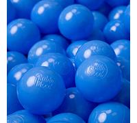 KiddyMoon Palline Morbide Colorate Per Piscina Bambini Fatto In UE, 100 ∅ 6CM, Blu