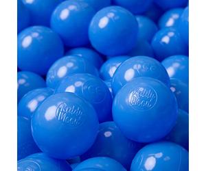 KiddyMoon Palline Morbide Colorate Per Piscina Bambini Fatto In UE, 100 ∅ 6CM, Blu