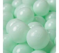 KiddyMoon 1200 ∅ 6CM Palline Morbide Colorate Per Piscina Bambini Fatto In EU, Menta