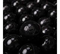 KiddyMoon Palline Morbide Colorate Per Piscina Bambini Fatto In UE, 500 ∅ 6CM, Nero