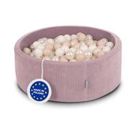 KiddyMoon Piscina 90X30cm/200 Palline In Schiuma Rotonda Morbida Per Bambini