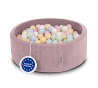 KiddyMoon Piscina 90X30cm/300 Palline In Schiuma Rotonda Morbida Per Bambini