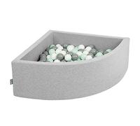 KiddyMoon Piscina di Palline Colorate ∅7Cm per Bambini Quarto Angolare