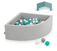 KiddyMoon Piscina di Palline Colorate ∅7Cm per Bambini Quarto Angolare