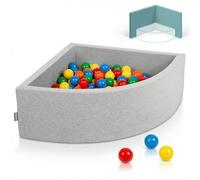 KiddyMoon Piscina di Palline Colorate ∅7Cm per Bambini Quarto Angolare
