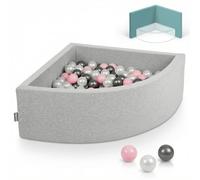 KiddyMoon Piscina di Palline Colorate ∅7Cm per Bambini Quarto Angolare