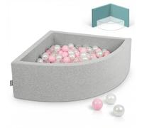 KiddyMoon Piscina di Palline Colorate ∅7Cm per Bambini Quarto Angolare