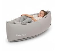 KiddyMoon Poltrona Sensoriale Gonfiabile per Bambini con Manici E Pompa, Grigio,M