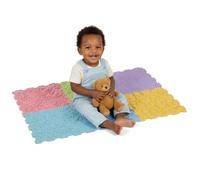 KiddyMoon Tappeto Puzzle Sensoriale Gioco Educativo Tapis Thérapeutique 6 Pezzi, Multicolore